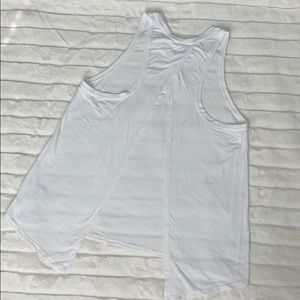 Gap Fit Relax White Tie Back High Neck Tank Top